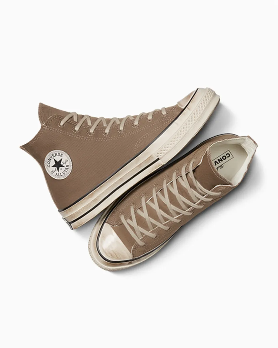 Converse Modelli Alti<Chuck 70 Upcycled Fango/Fango/Nero