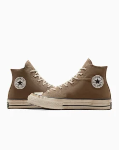 Converse Modelli Alti<Chuck 70 Upcycled Fango/Fango/Nero