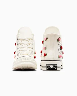 Converse Modelli Alti|Modelli Alti<Chuck 70 Valentine's Day Egret/Rosso/Jellyfish Jitter chiaro