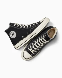 Converse Modelli Alti|Chuck Taylor All Star<Chuck 70 Vintage Canvas Nero/Nero/Egret