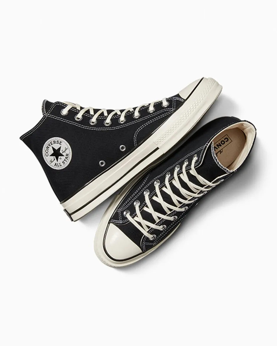 Converse Modelli Alti|Chuck Taylor All Star<Chuck 70 Vintage Canvas Nero/Nero/Egret