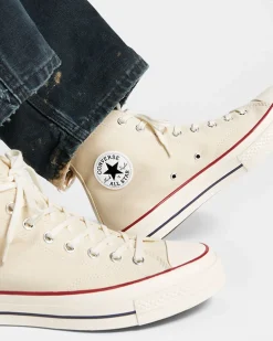 Converse Modelli Alti|Chuck Taylor All Star<Chuck 70 Vintage Canvas Pergamena/Granato/Egret