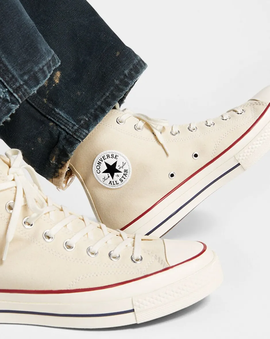 Converse Modelli Alti|Chuck Taylor All Star<Chuck 70 Vintage Canvas Pergamena/Granato/Egret