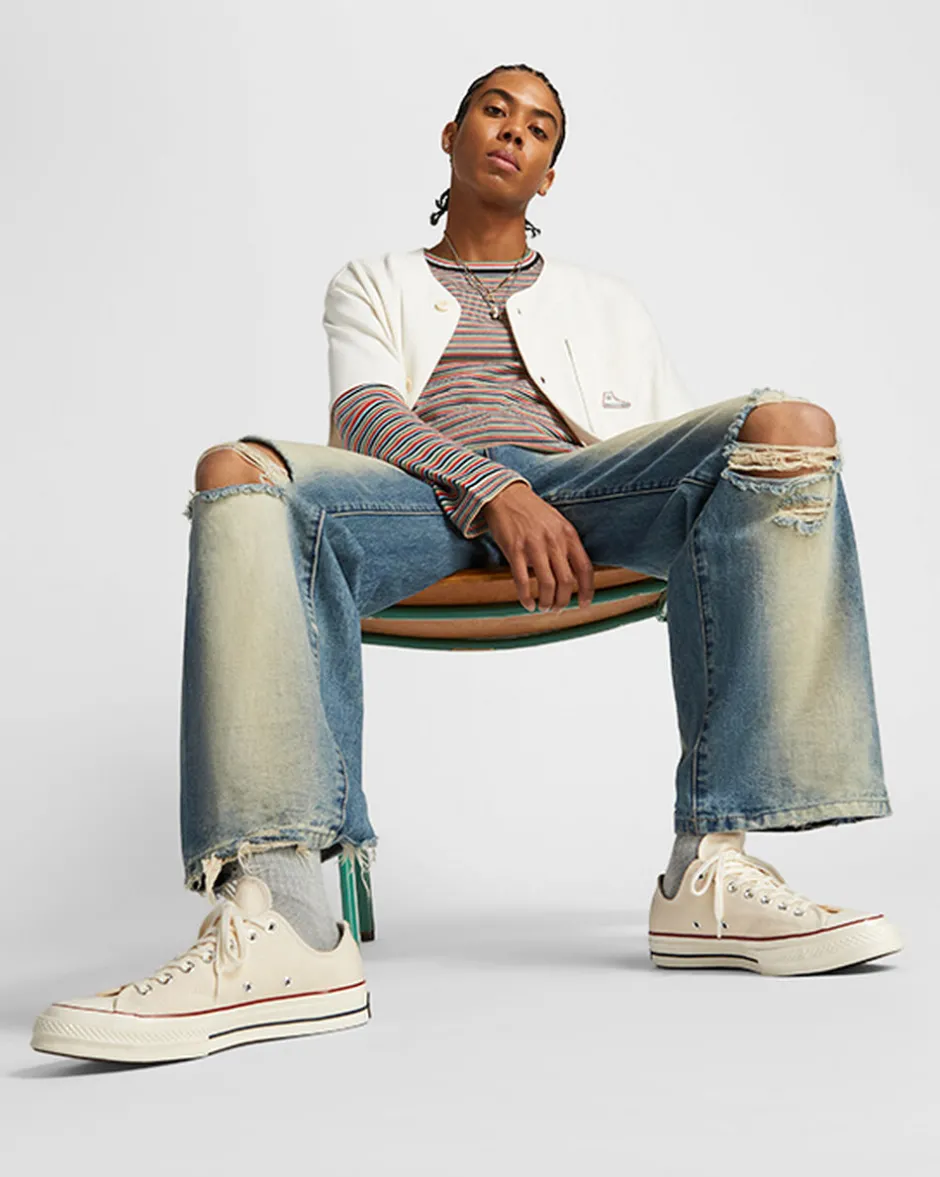 Converse Modelli Bassi|Chuck Taylor All Star<Chuck 70 Vintage Canvas Pergamena/Granato/Egret