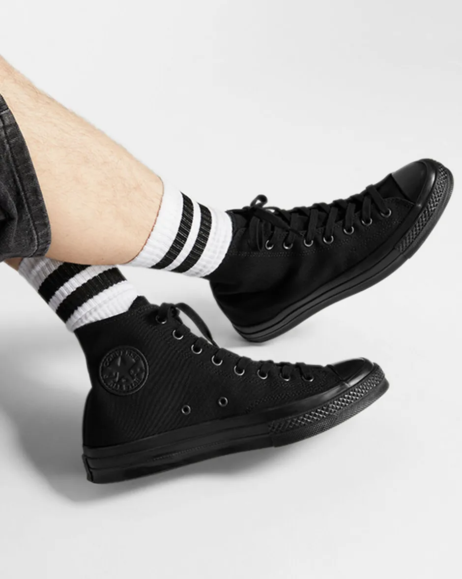 Converse Modelli Alti|Modelli Alti<Chuck 70 Vintage Canvas Black/Almost Black/Black