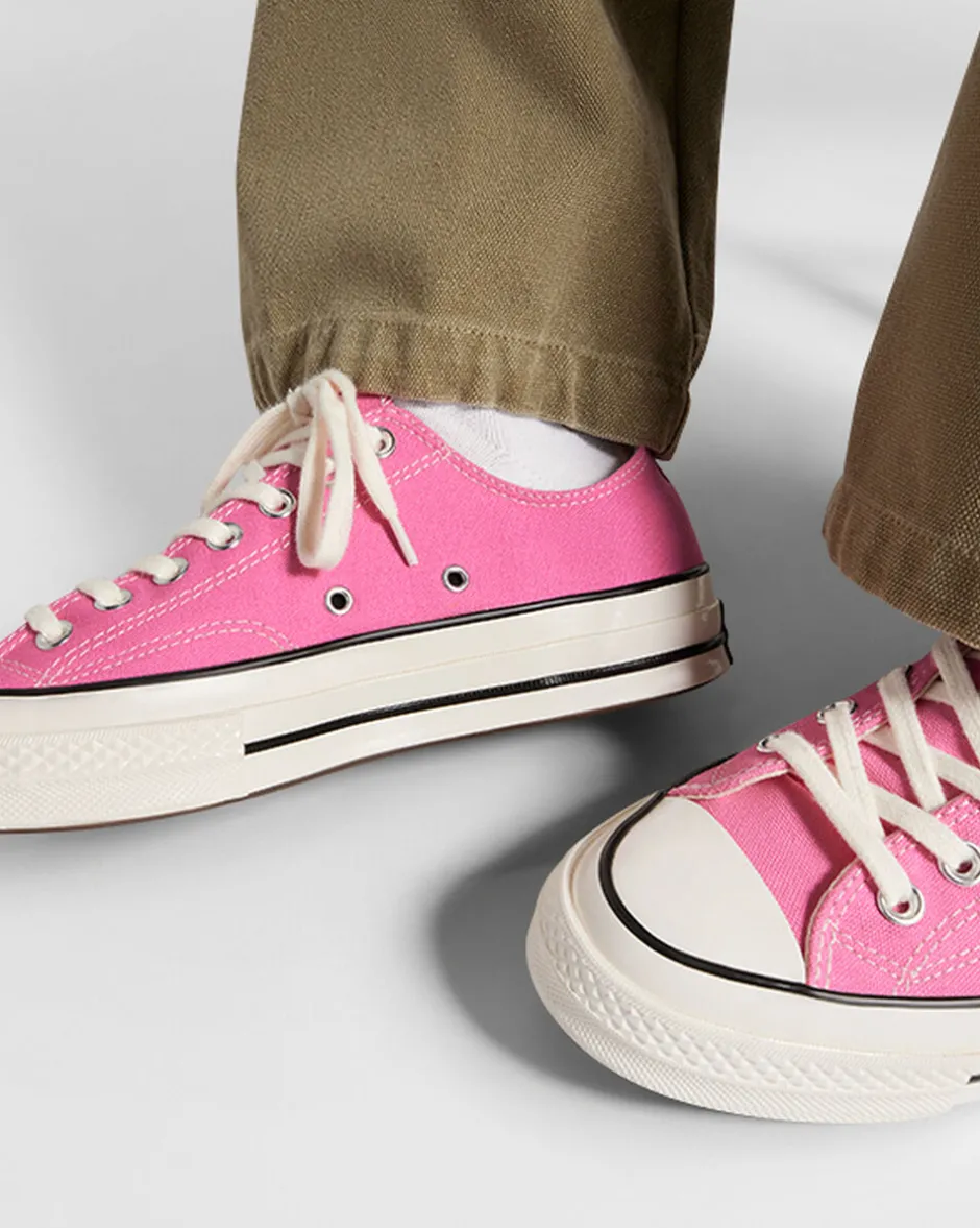 Converse Modelli Bassi|Modelli Bassi<Chuck 70 Vintage Canvas Rosa/Egret/Nero