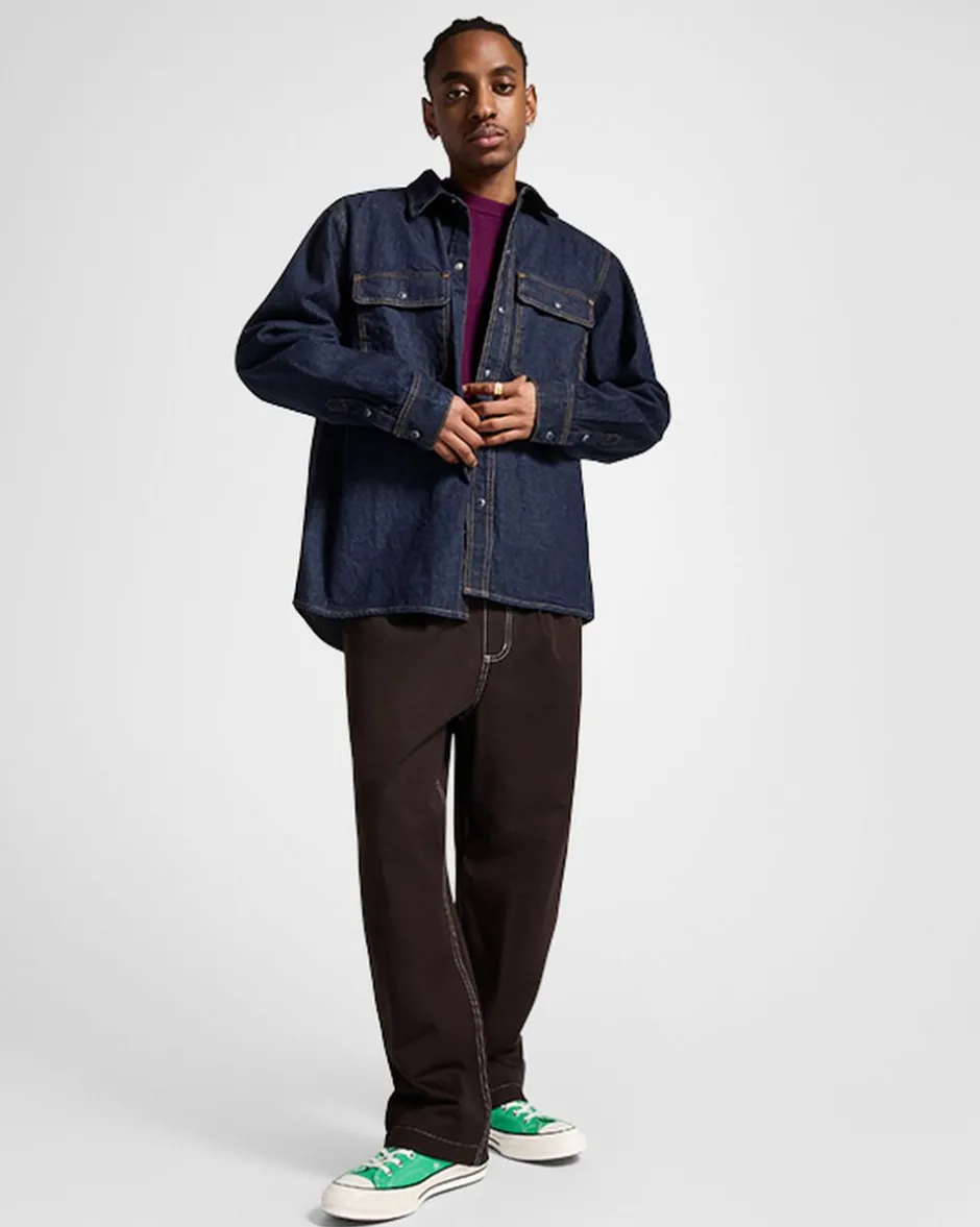 Converse Modelli Alti|Chuck Taylor All Star<Chuck 70 Vintage Canvas Verde lucente/Egret/Nero