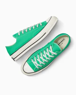 Converse Modelli Bassi|Chuck Taylor All Star<Chuck 70 Vintage Canvas Verde lucente/Egret/Nero
