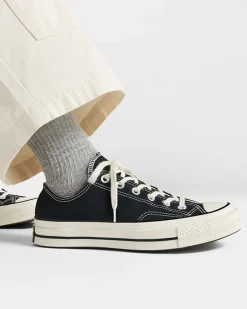 Converse Modelli Bassi|Calzata Larga<Chuck 70 Vintage Canvas Nero/Nero/Egret