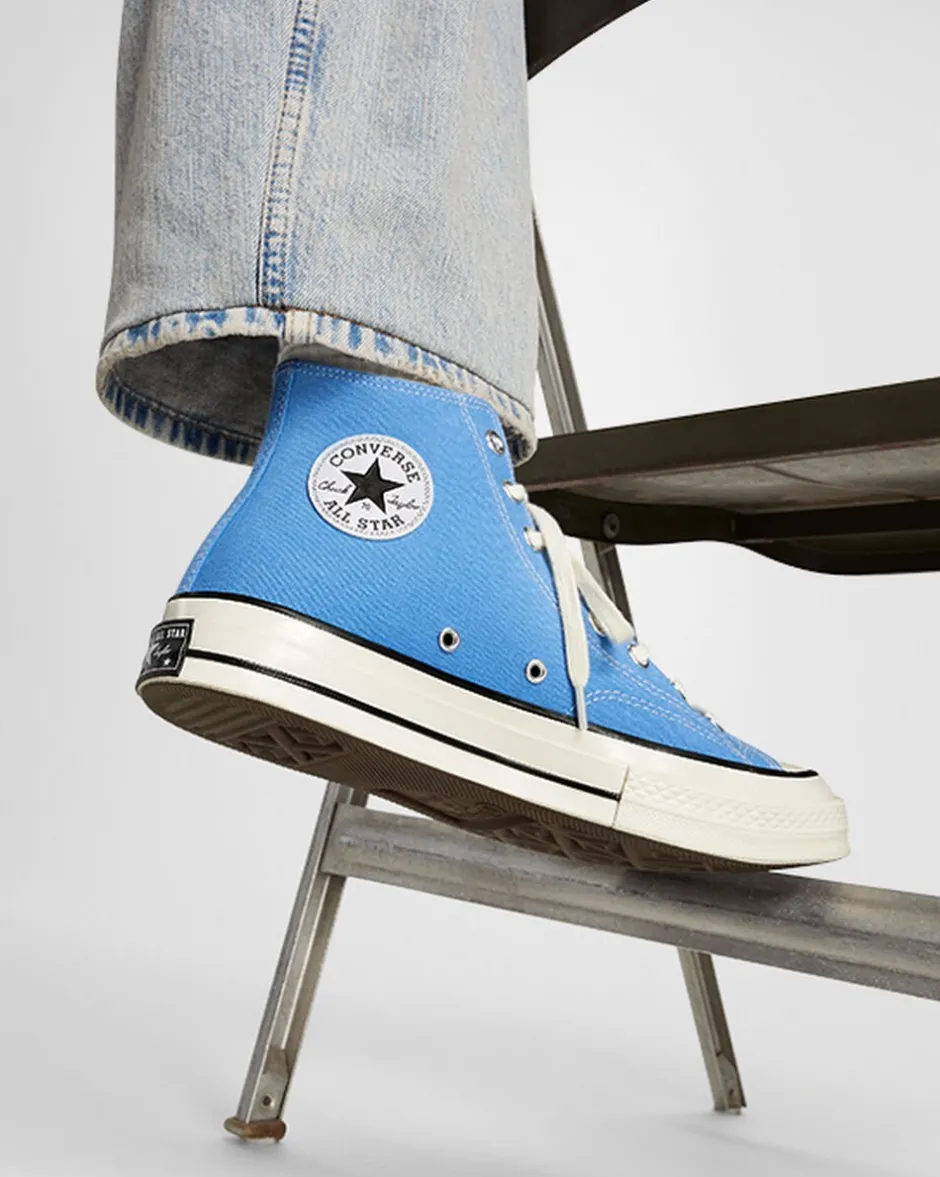 Converse Modelli Alti|Modelli Alti<Chuck 70 Vintage Canvas Cielo terso/Egret/Nero