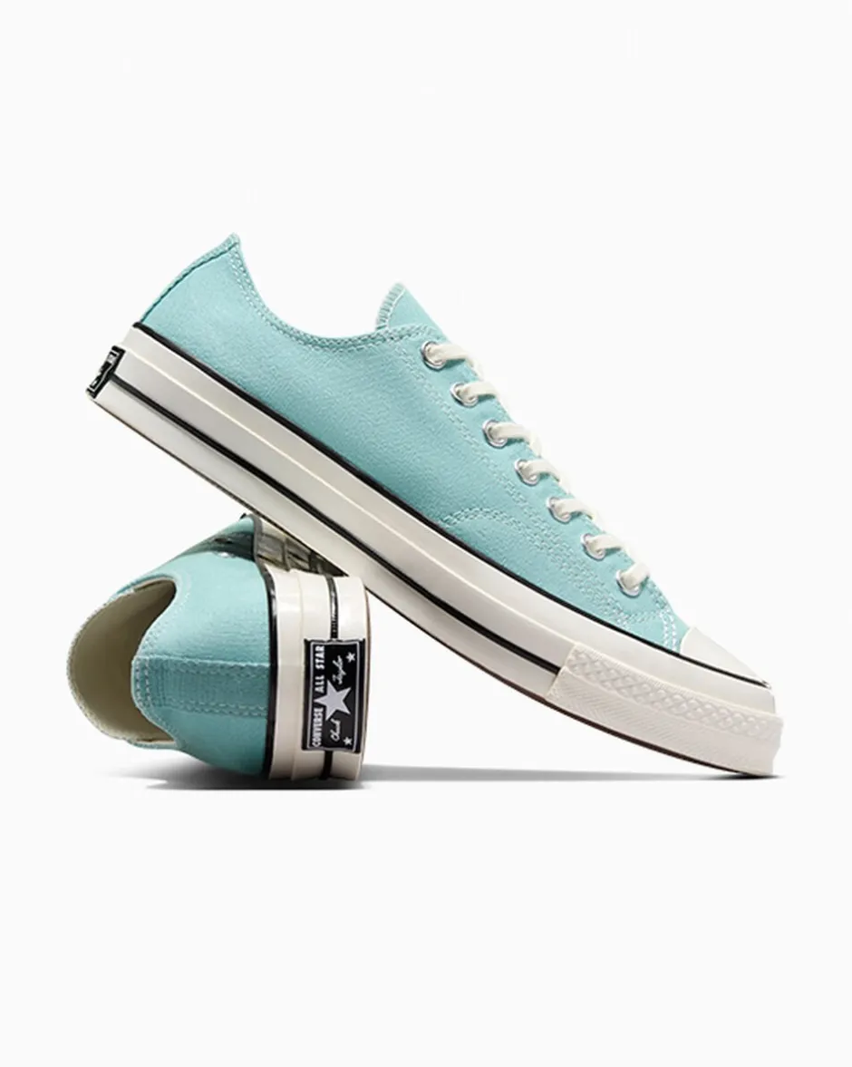 Converse Modelli Bassi|Modelli Bassi<Chuck 70 Vintage Canvas Vernal Pool/Egret/Nero