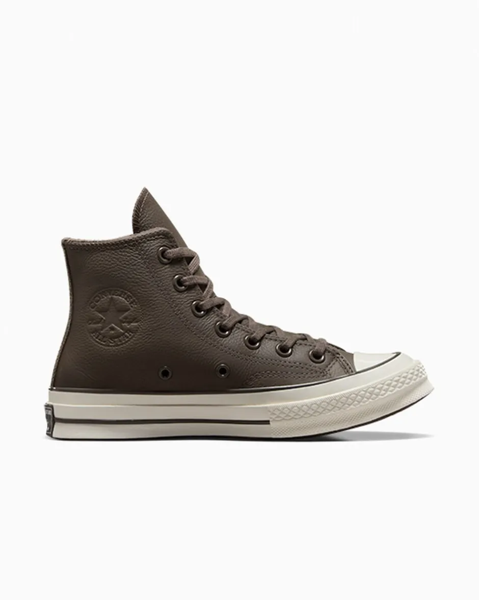 Converse Modelli Alti|Modelli Alti<Chuck 70 Weatherized Leather Tartufo/Tartufo/Egret
