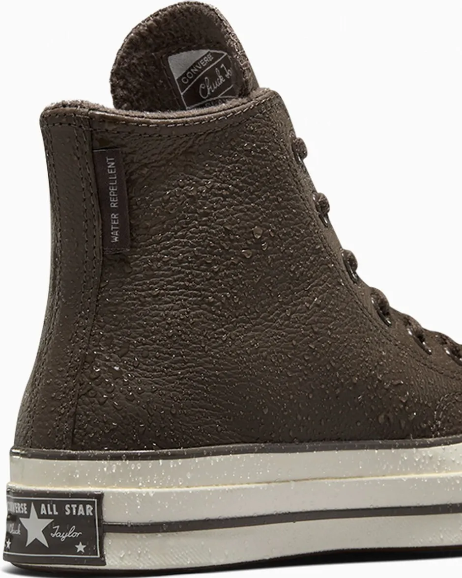Converse Modelli Alti|Modelli Alti<Chuck 70 Weatherized Leather Tartufo/Tartufo/Egret