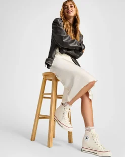 Converse Modelli Alti|Modelli Bassi<Chuck 70 Wedge black crinkle