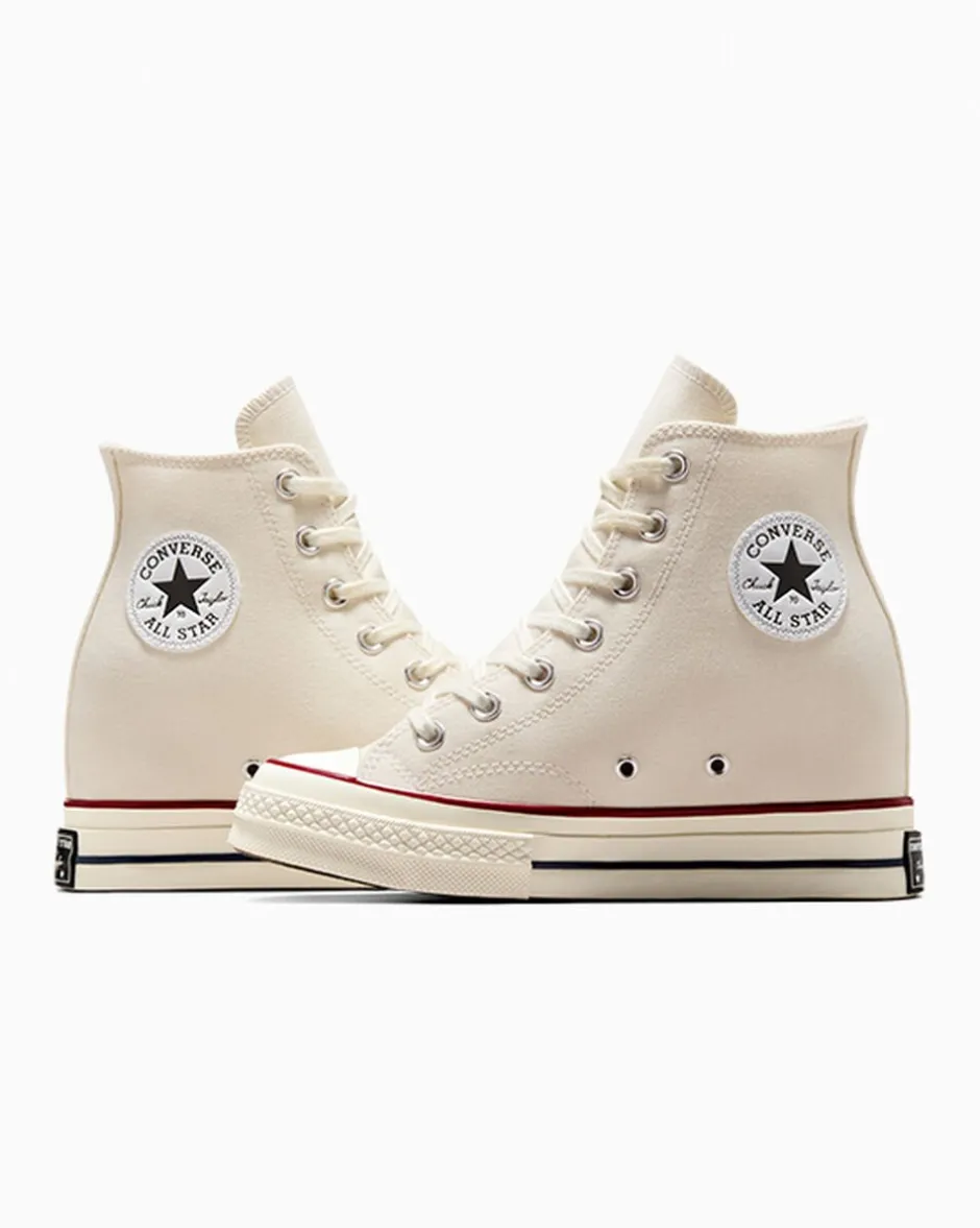 Converse Modelli Alti|Modelli Bassi<Chuck 70 Wedge black crinkle