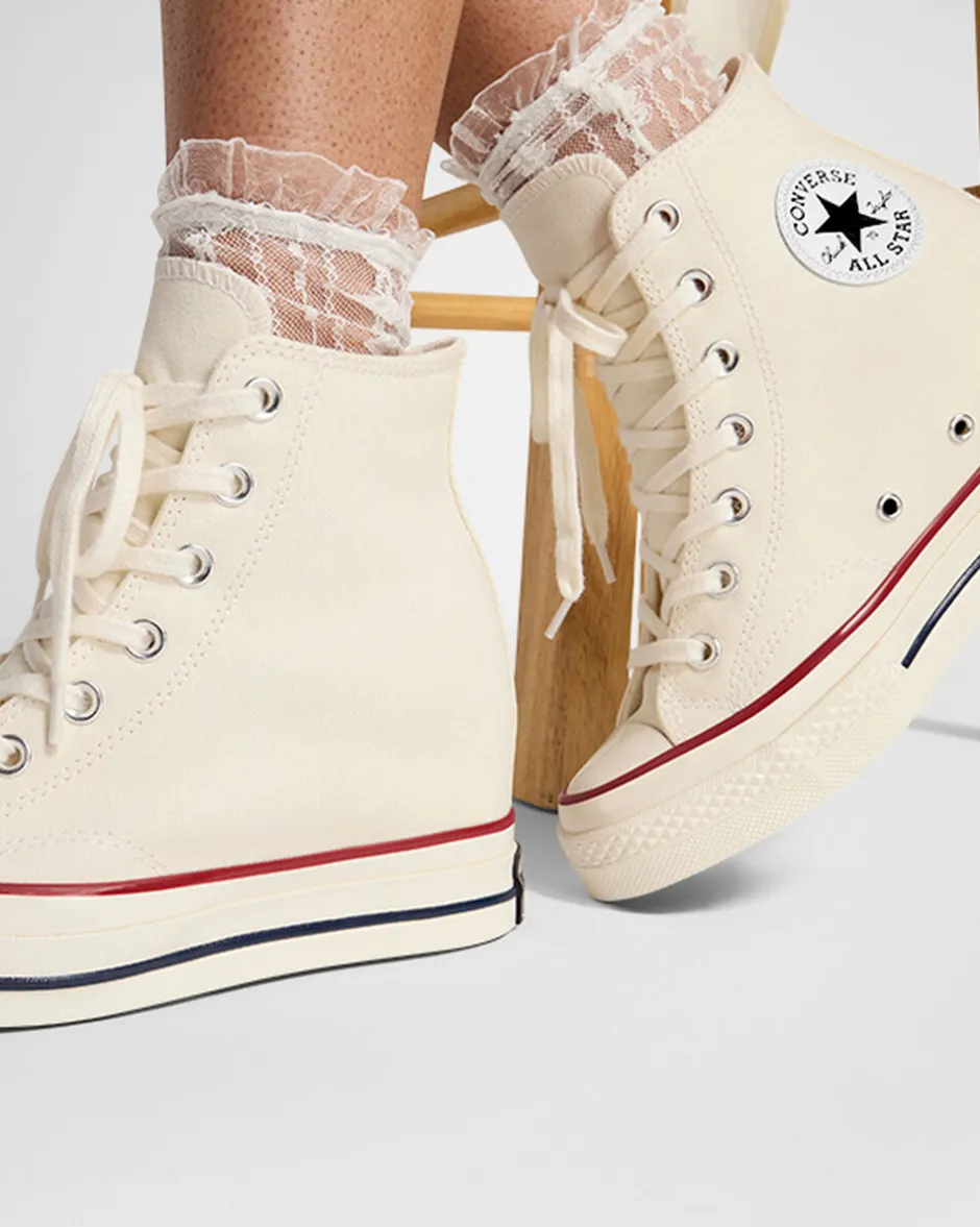 Converse Modelli Alti|Modelli Bassi<Chuck 70 Wedge black crinkle