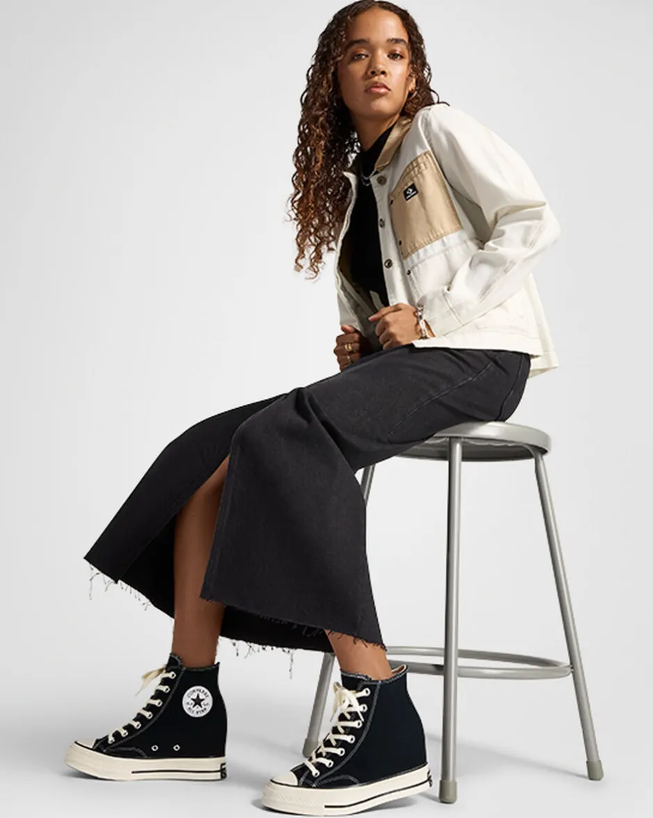 Converse Modelli Alti|Modelli Bassi<Chuck 70 Wedge midnight clover