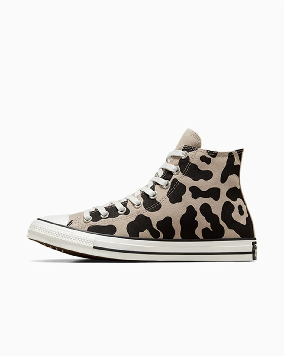 Converse Modelli Alti|Chuck Taylor All Star<Chuck Taylor All Star Animal Print Nero/Papiro/Bianco vintage