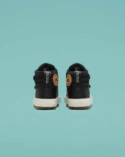 Converse Neonati E Bimbi Piccoli (Età 0-4 Anni)|Ragazzo<Chuck Taylor All Star Berkshire Boot Easy-On Leather Nero/Nero/Stucco beige