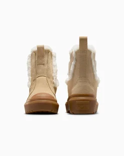 Converse Bambini (Età 4-8 Anni)|Ragazza<Chuck Taylor All Star Chelsea Lugged Suede Warm Quarry/Egret/Gum