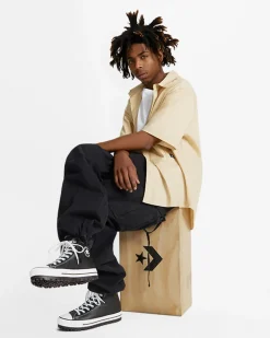 Converse Modelli Alti|Stivaletti<Chuck Taylor All Star City Trek Waterproof Boot Black/White/Silver