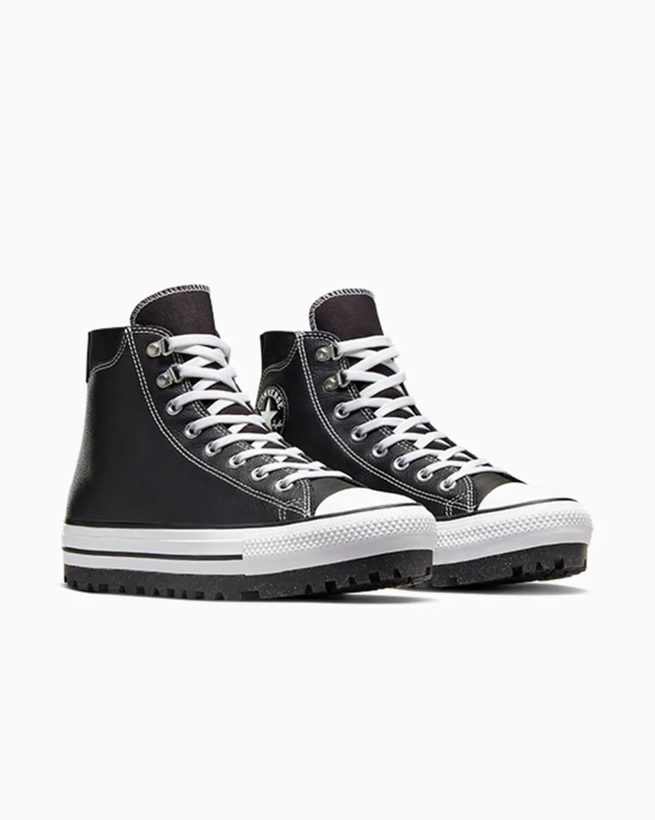 Converse Modelli Alti|Stivaletti<Chuck Taylor All Star City Trek Waterproof Boot Black/White/Silver