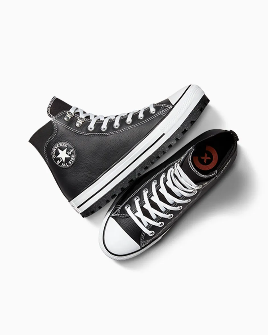 Converse Modelli Alti|Stivaletti<Chuck Taylor All Star City Trek Waterproof Boot Black/White/Silver