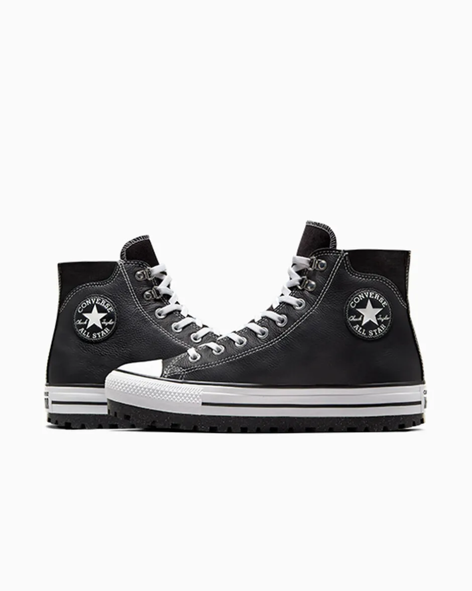 Converse Modelli Alti|Stivaletti<Chuck Taylor All Star City Trek Waterproof Boot Black/White/Silver