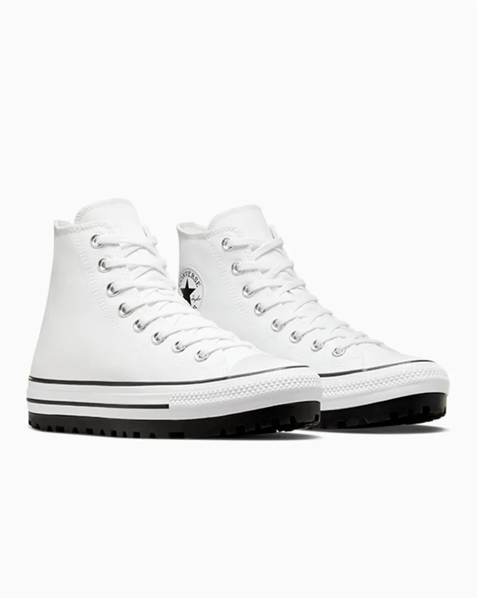 Converse Modelli Alti|Modelli Alti<Chuck Taylor All Star City Trek Bianco/Nero/Bianco