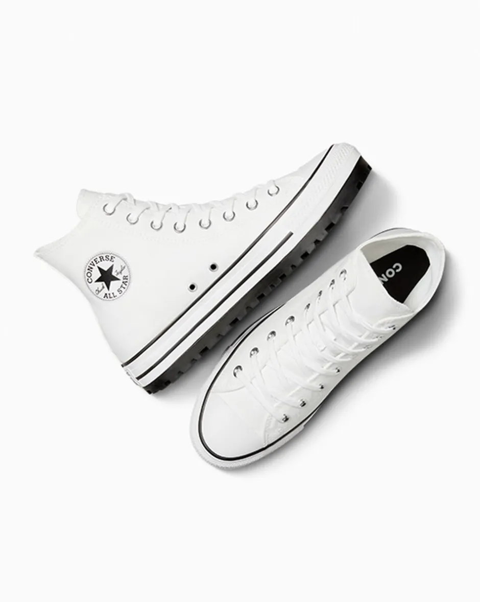 Converse Modelli Alti|Modelli Alti<Chuck Taylor All Star City Trek Bianco/Nero/Bianco