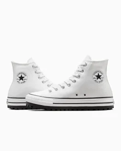 Converse Modelli Alti|Modelli Alti<Chuck Taylor All Star City Trek Bianco/Nero/Bianco