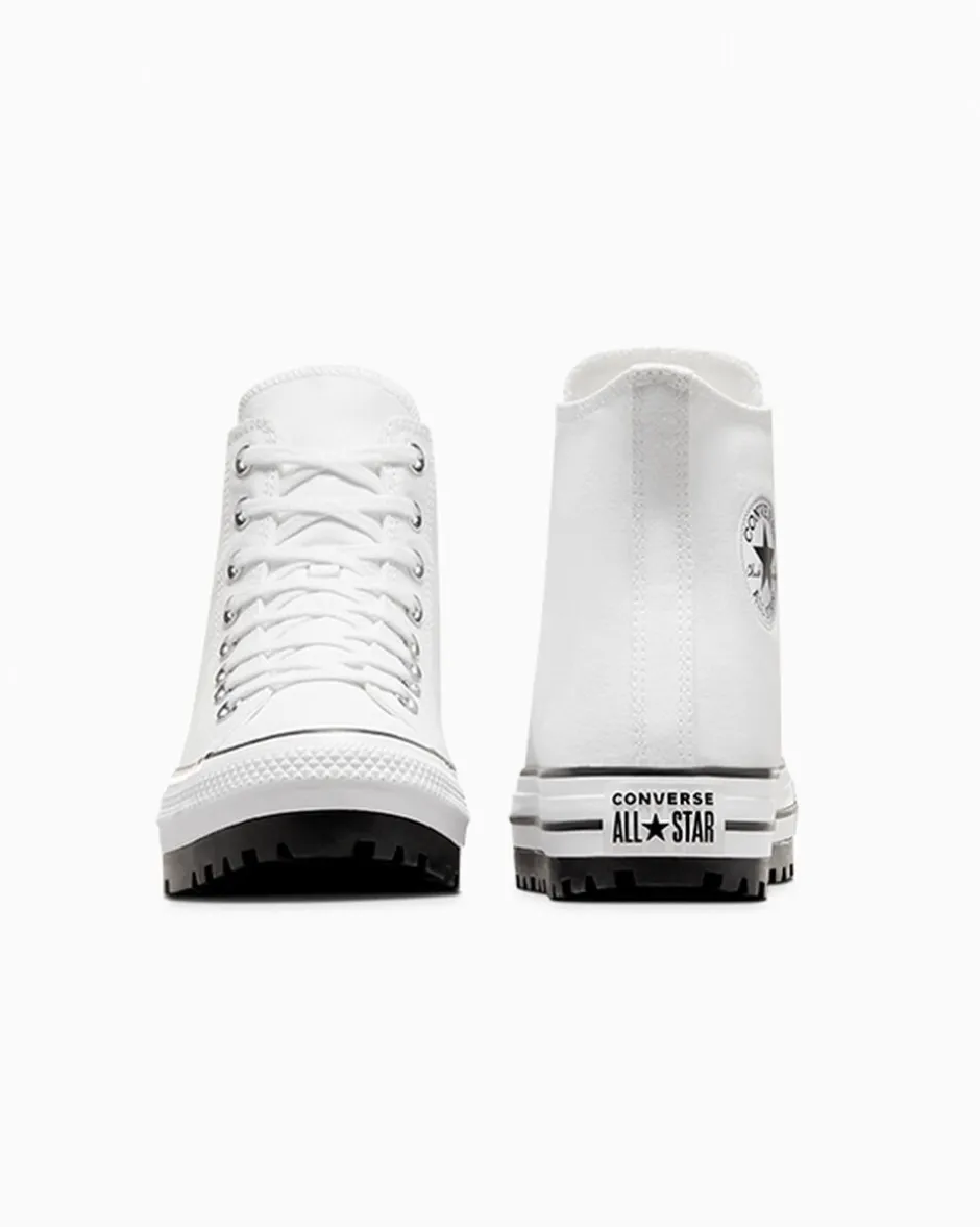 Converse Modelli Alti|Modelli Alti<Chuck Taylor All Star City Trek Bianco/Nero/Bianco