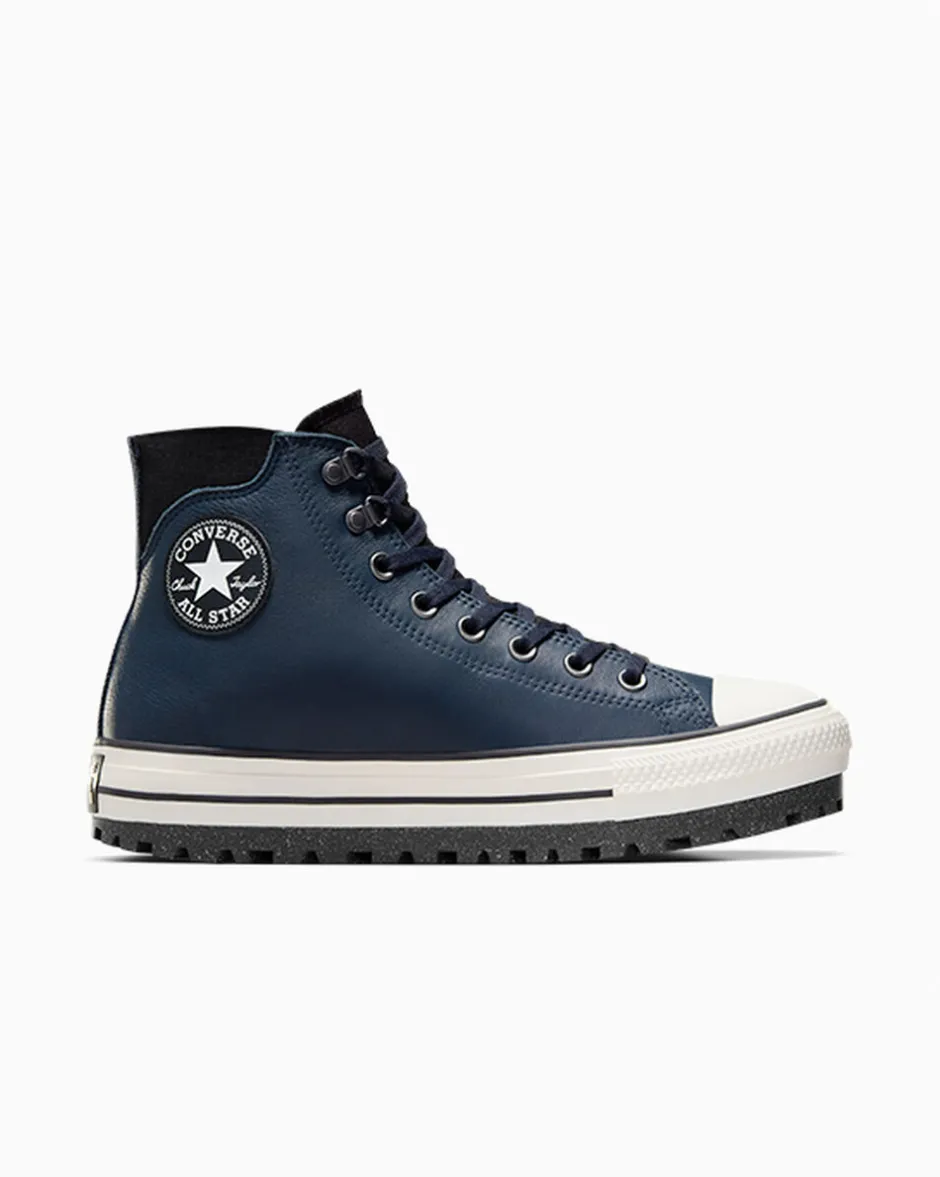 Converse Modelli Alti|Stivaletti<Chuck Taylor All Star City Trek Waterproof Boot Profondo scuro/Verde acqua neutro