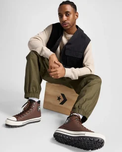 Converse Modelli Alti|Stivaletti<Chuck Taylor All Star City Trek Waterproof Boot Orso bruno/Fungo marrone chiaro/ Nero