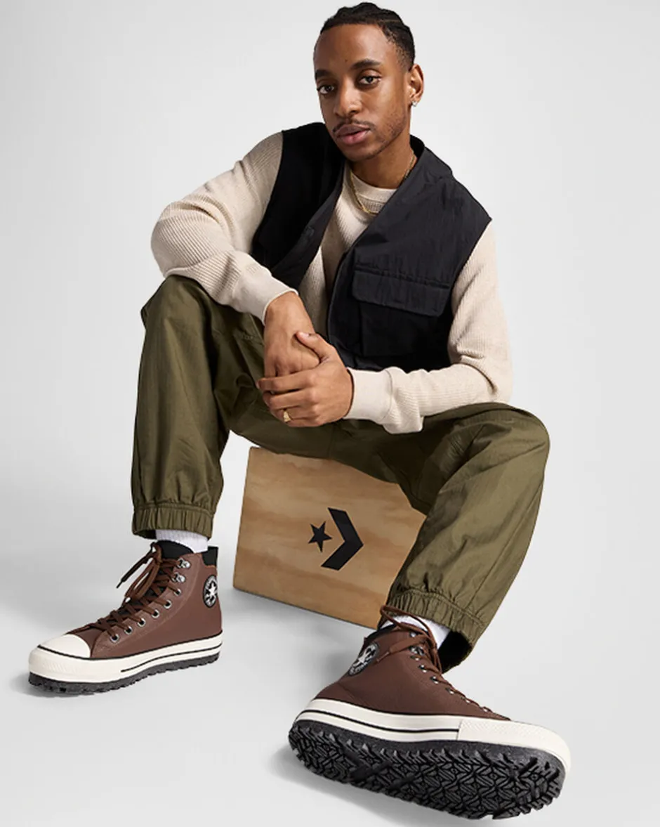 Converse Modelli Alti|Stivaletti<Chuck Taylor All Star City Trek Waterproof Boot Orso bruno/Fungo marrone chiaro/ Nero