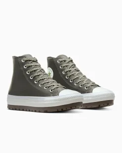 Converse Modelli Alti|Modelli Alti<Chuck Taylor All Star City Trek Tartufo/Foresta Magica/Egret
