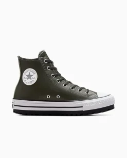 Converse Modelli Alti|Modelli Alti<Chuck Taylor All Star City Trek Cave Green/Sharkskin/White