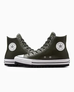 Converse Modelli Alti|Modelli Alti<Chuck Taylor All Star City Trek Cave Green/Sharkskin/White
