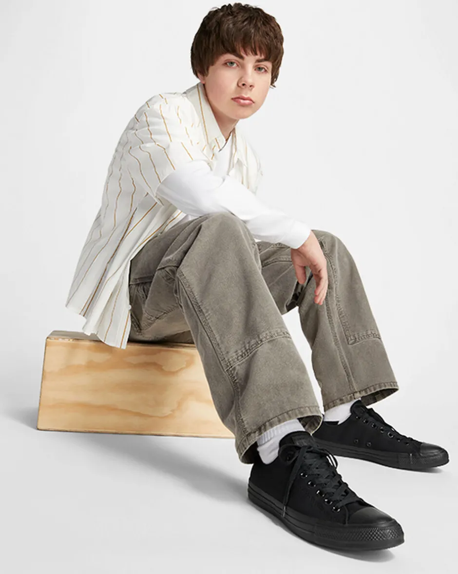 Converse Modelli Bassi|Calzata Larga<Chuck Taylor All Star Classic Nero monocromo