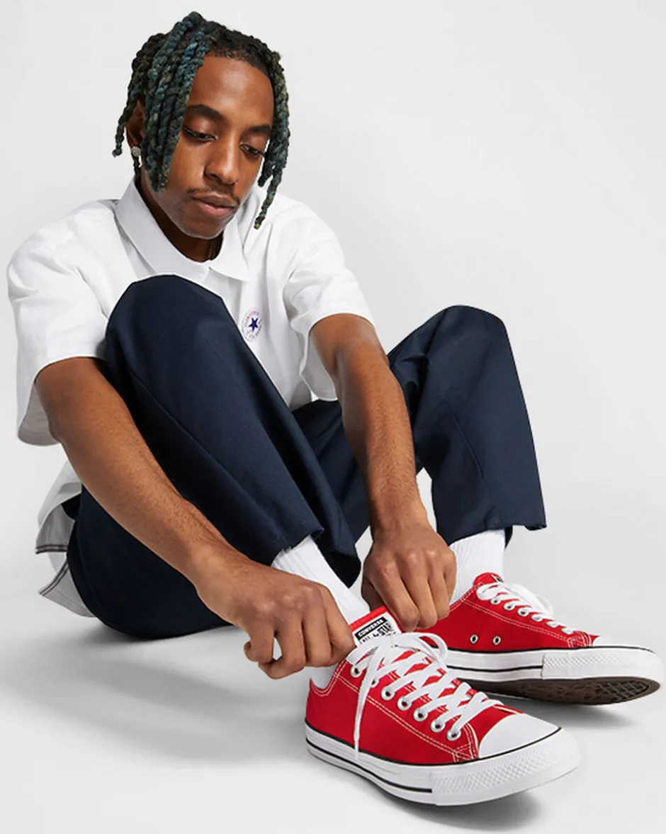 Converse Modelli Bassi|Calzata Larga<Chuck Taylor All Star Classic Rosso