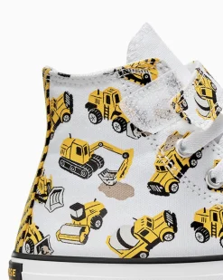 Converse Bambini (Età 4-8 Anni)|Ragazzo<Chuck Taylor All Star Construction Truck Easy-On Bianco/Nero/Amarillo