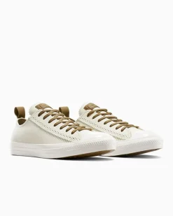 Converse Modelli Bassi|Modelli Bassi<Chuck Taylor All Star Crafted Canvas & Leather Duna chiara/Egret/Whisky scuro