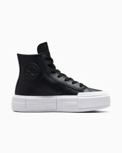 Converse Modelli Alti|Stivaletti<Chuck Taylor All Star Cruise Leather Black/Black/White
