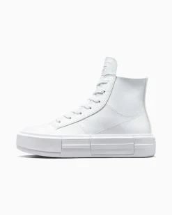 Converse Modelli Alti|Stivaletti<Chuck Taylor All Star Cruise Leather White/White/Pale Putty