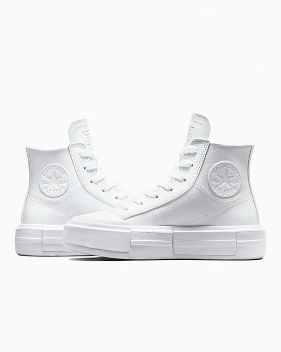 Converse Modelli Alti|Stivaletti<Chuck Taylor All Star Cruise Leather White/White/Pale Putty