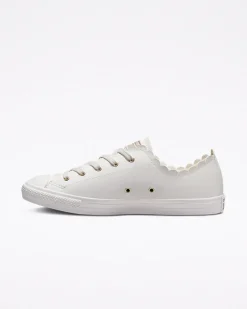 Converse Modelli Bassi<Chuck Taylor All Star Dainty Scalloped Bianco vintage/Bianco vintage