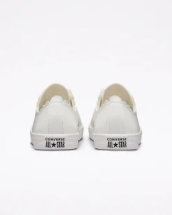 Converse Modelli Bassi<Chuck Taylor All Star Dainty Scalloped Bianco vintage/Bianco vintage