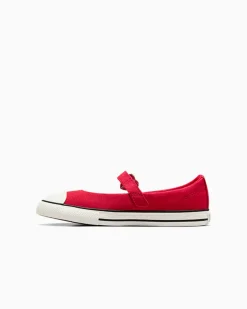 Converse Bambini (Età 4-8 Anni)|Ragazza<Chuck Taylor All Star Dainty Mary Jane Valentine's Day Easy On Rosso/Jellyfish Jitter chiaro