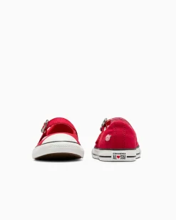 Converse Bambini (Età 4-8 Anni)|Ragazza<Chuck Taylor All Star Dainty Mary Jane Valentine's Day Easy On Rosso/Jellyfish Jitter chiaro