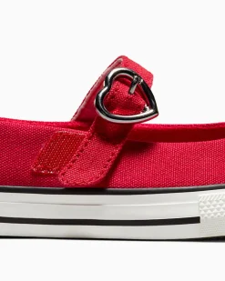 Converse Bambini (Età 4-8 Anni)|Ragazza<Chuck Taylor All Star Dainty Mary Jane Valentine's Day Easy On Rosso/Jellyfish Jitter chiaro
